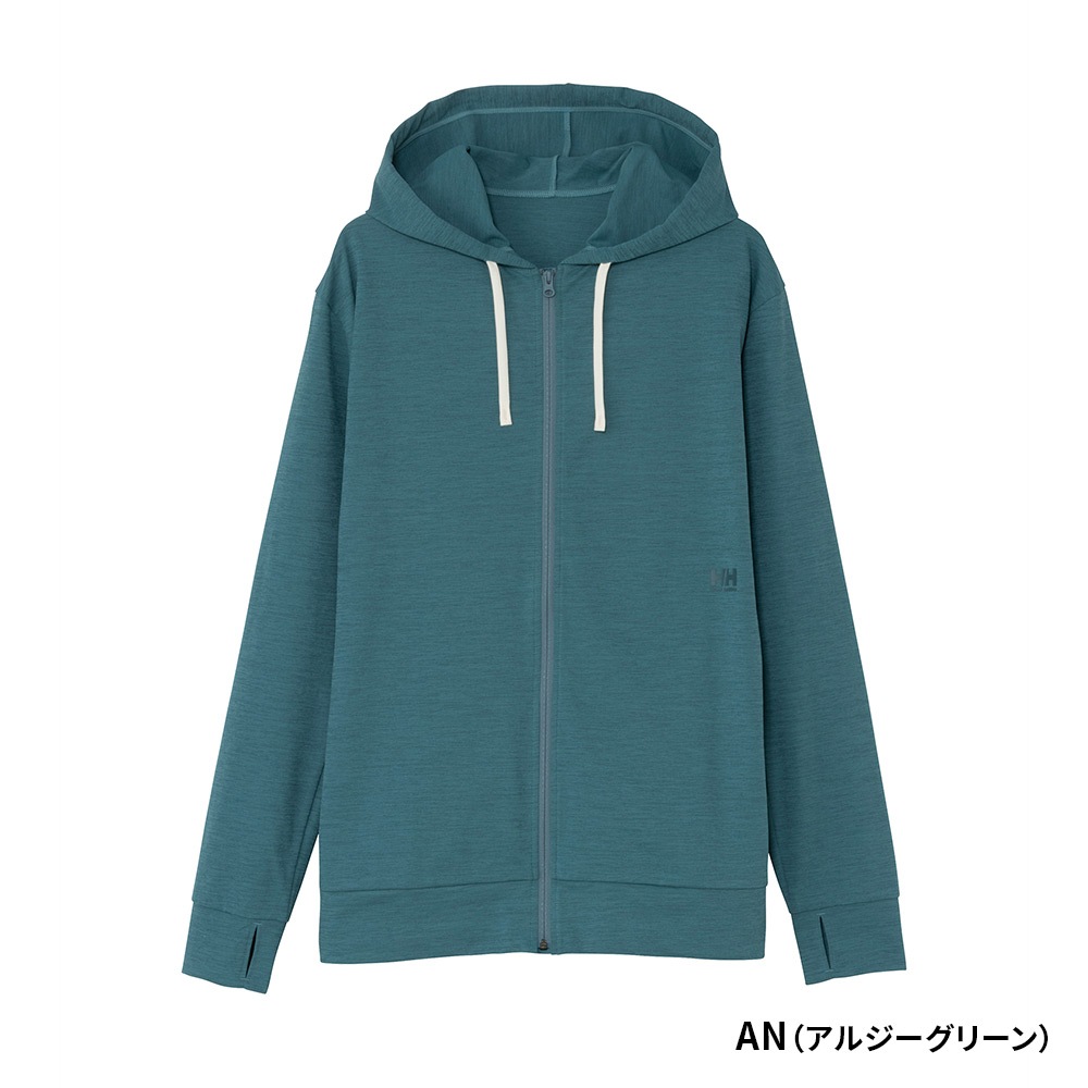 ★HELLY HANSEN|ヘリーハンセン ロングスリーブ ワンポイントロゴFZフーディーラッシュガード(ユニセックス)
