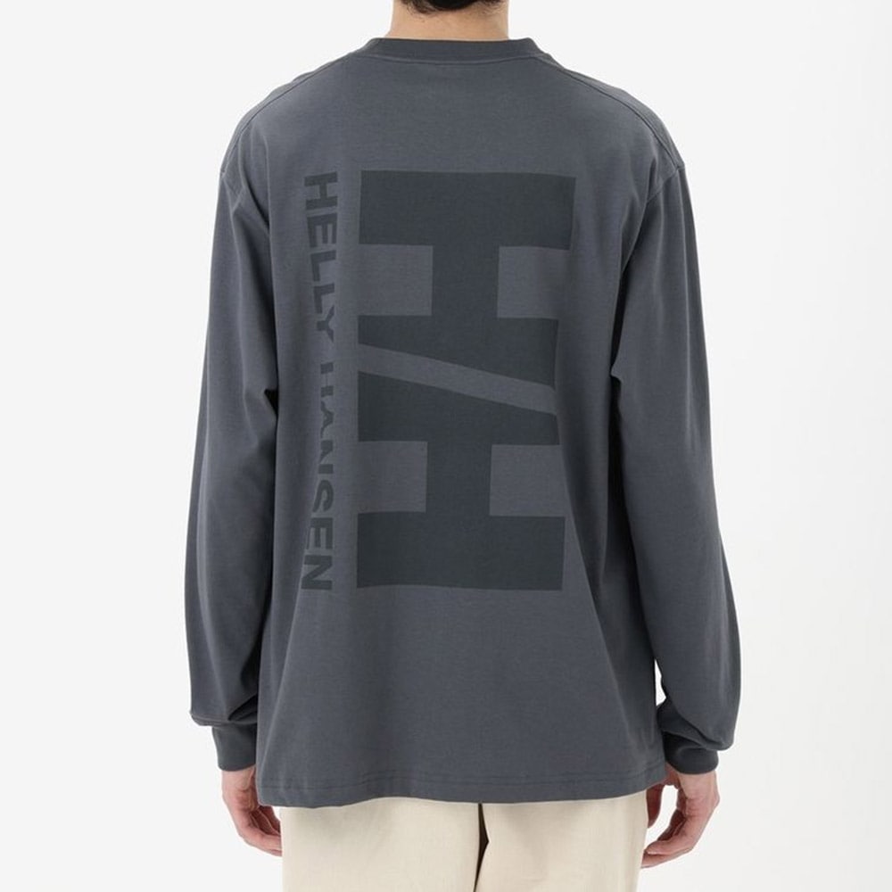 ★HELLY HANSEN|ヘリーハンセン ロングスリーブバーチカルビッグロゴティー(メンズ)