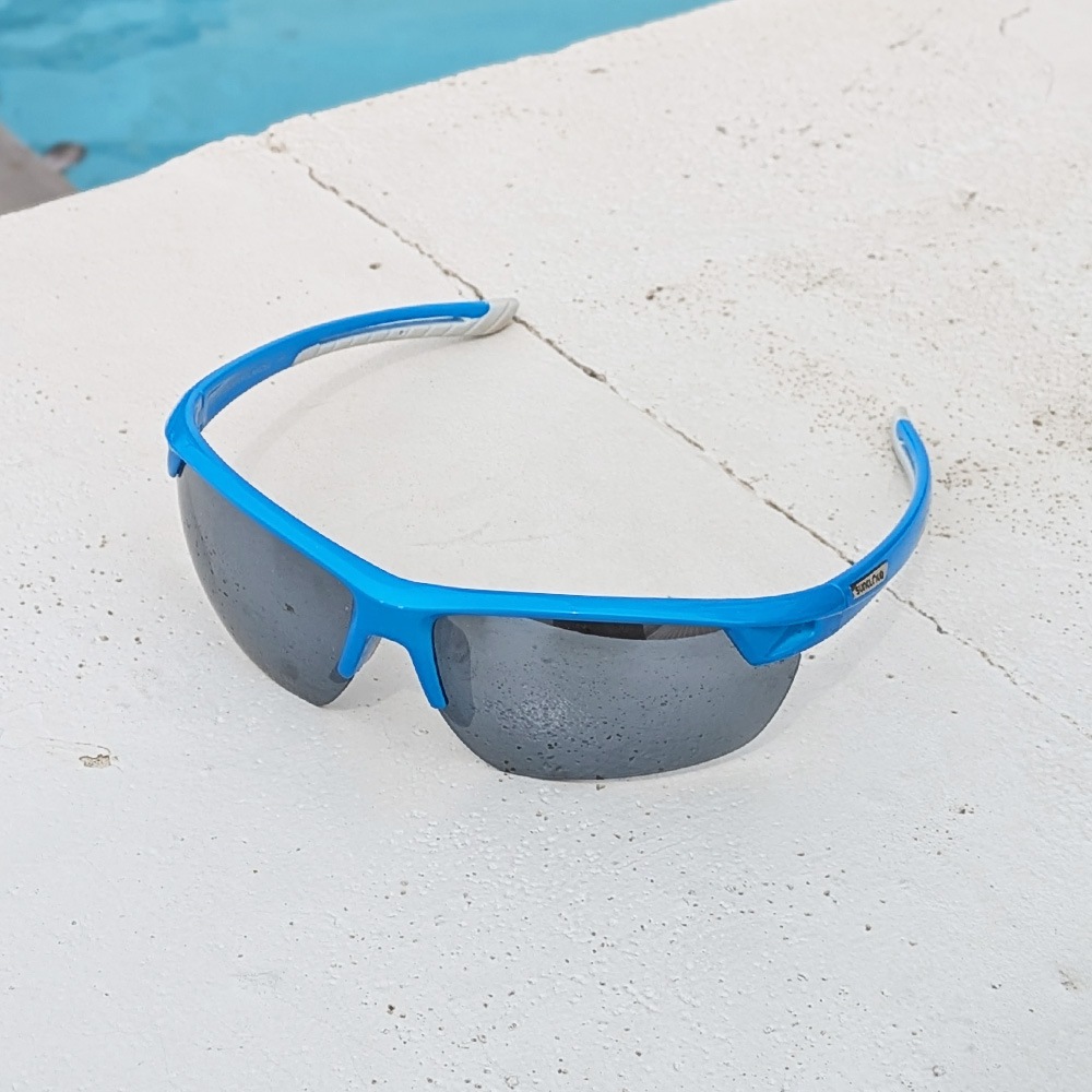 SUNCLOUD|サンクラウド　CONTENDER　ブルー×シルバーミラー