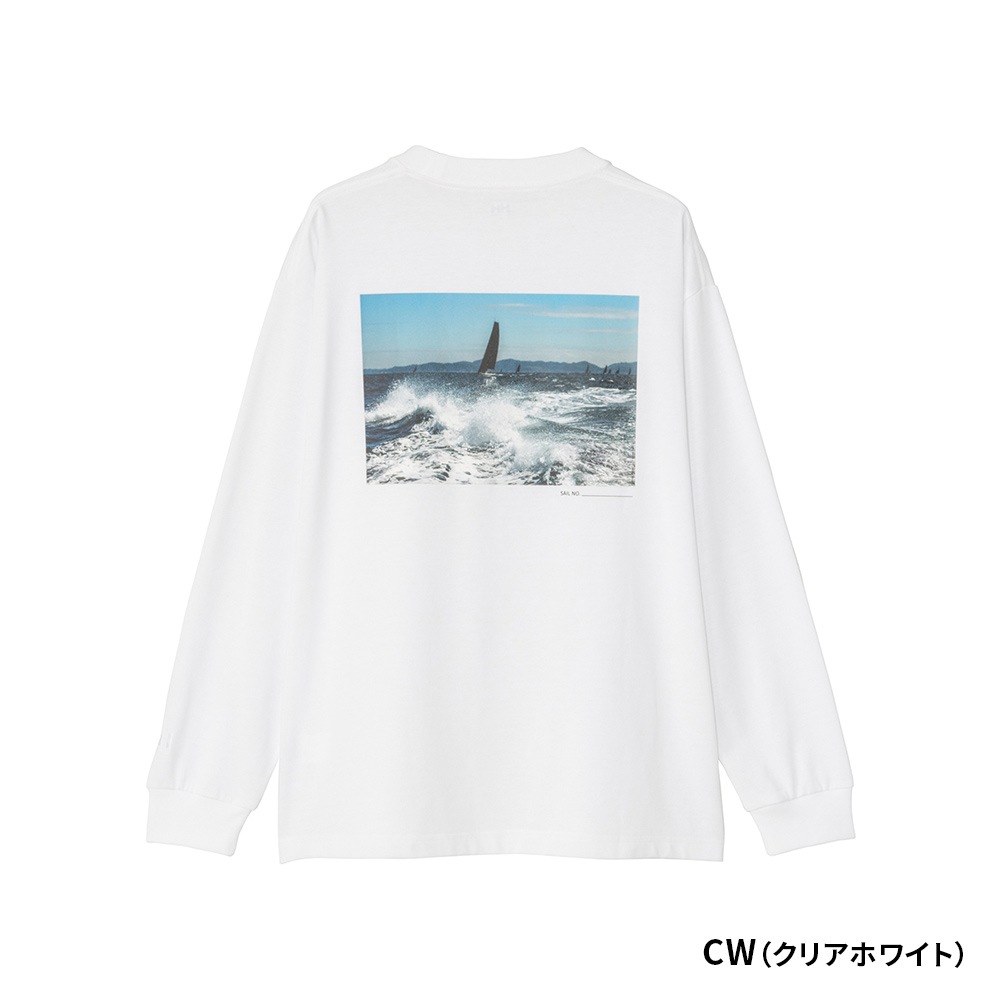 ★HELLY HANSEN|ヘリーハンセン　L/Sオーシャングラフィックティー