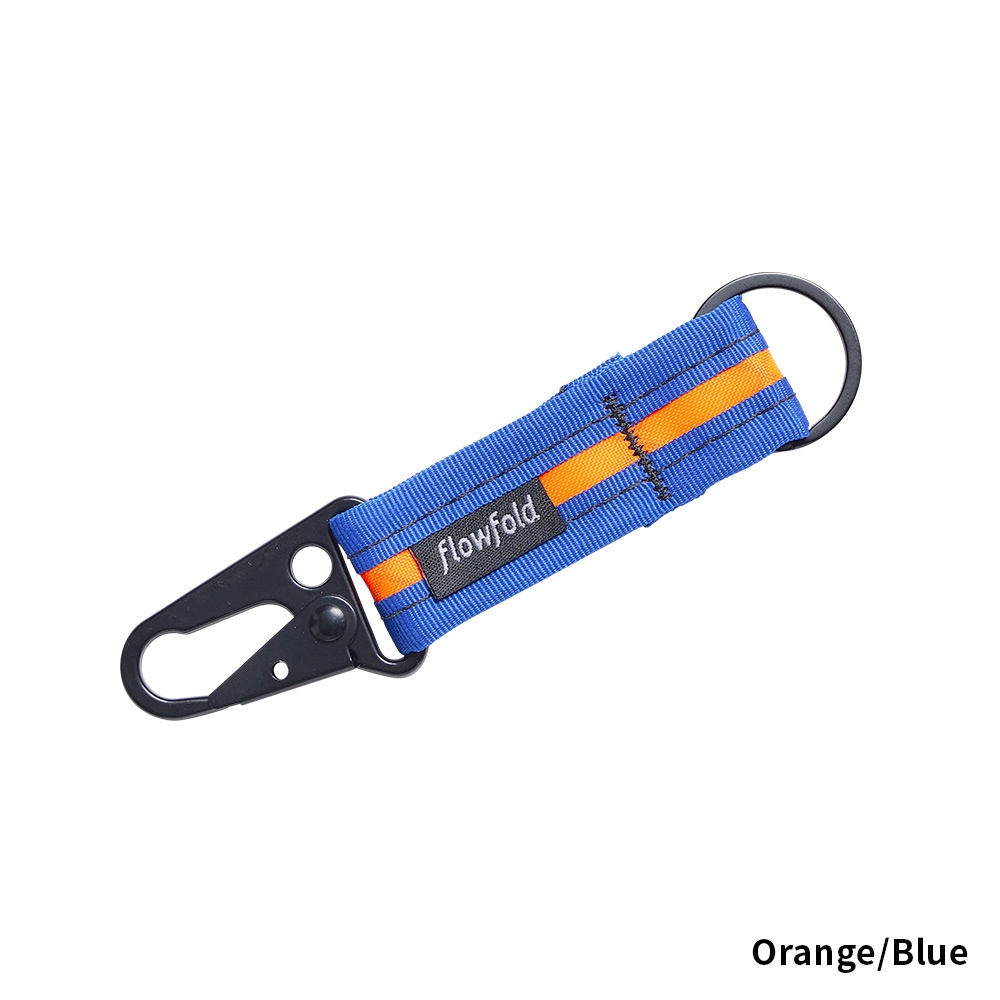 Flowfold|フローフォールド Snap Hook Keychain（Orange/Blue
