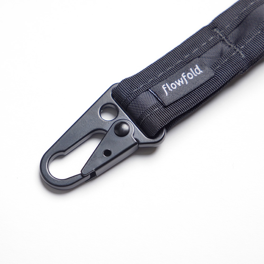 Flowfold|フローフォールド Snap Hook Keychain(Orange/Blue)