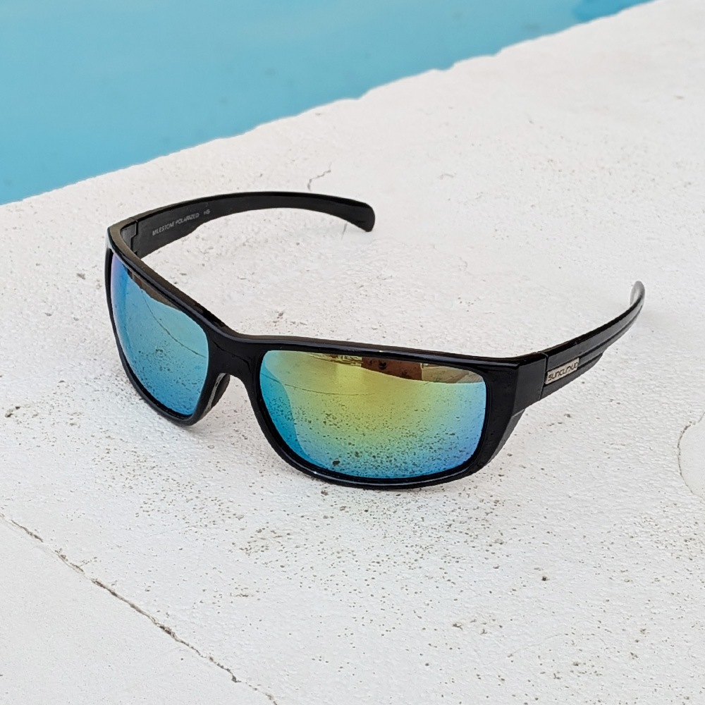 SUNCLOUD|サンクラウド MILESTONE ブラックxグリーンミラー