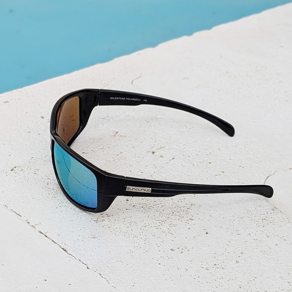 SUNCLOUD|サンクラウド　MILESTONE　ブラックｘグリーンミラー