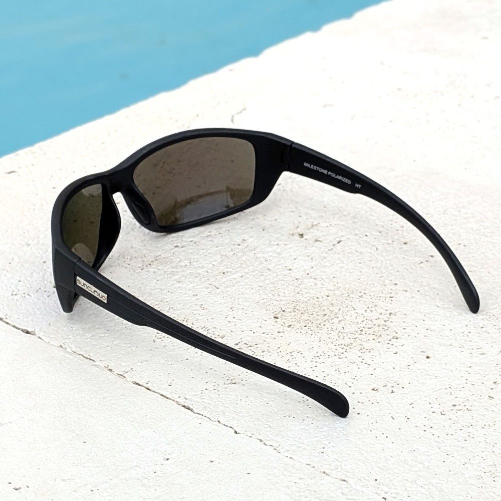 SUNCLOUD|サンクラウド　MILESTONE　マットブラックｘブルーミラー