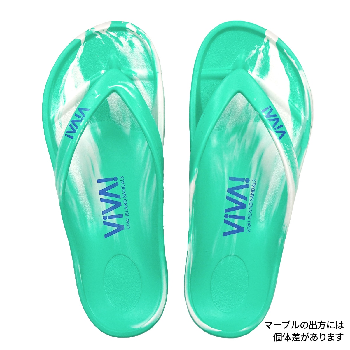 VIVA! ISLAND|ビバアイランド JAPAN FLIP FLOP ビーチサンダル限定(ミントマーブル)