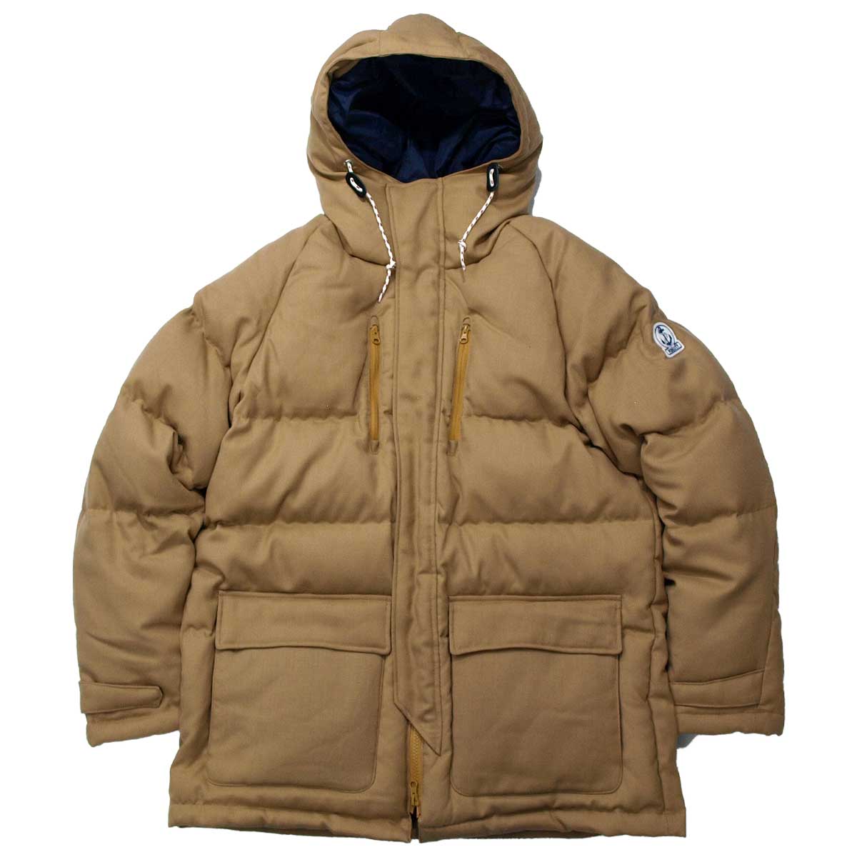 ★FIDELITY|フィデリティー ソリッドダウンパーカ (ベージュ)