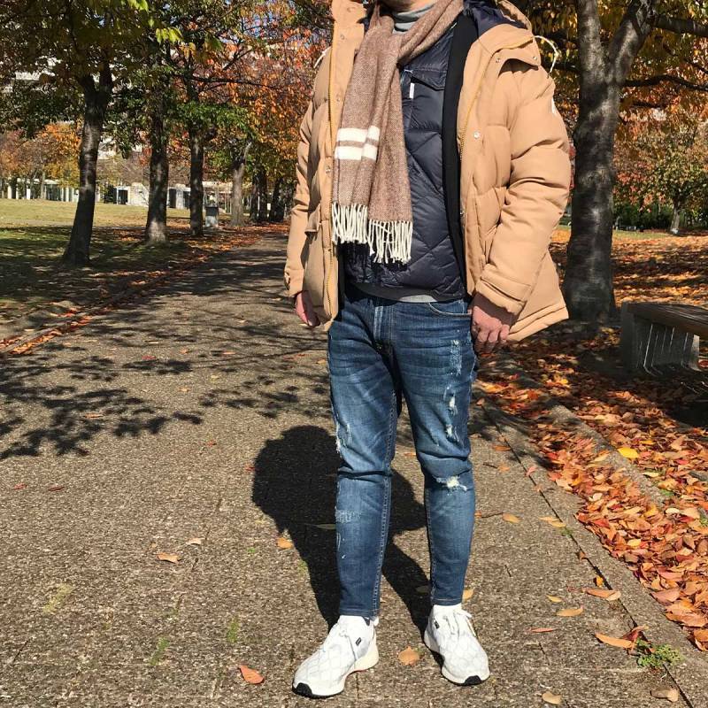 ★FIDELITY|フィデリティー ソリッドダウンパーカ (ベージュ)