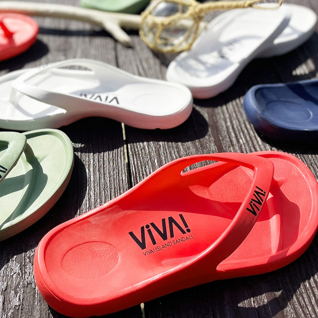 VIVA! ISLAND|ビバアイランド JAPAN FLIP FLOP ビーチサンダル （トマト）