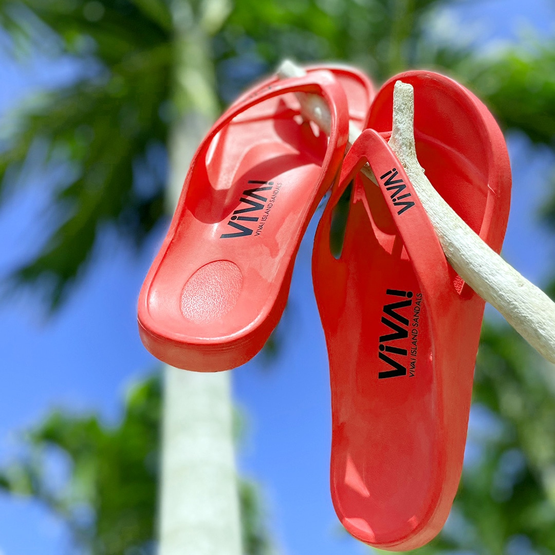 VIVA! ISLAND|ビバアイランド JAPAN FLIP FLOP ビーチサンダル （トマト）