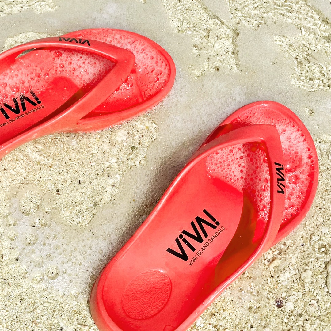 VIVA! ISLAND|ビバアイランド JAPAN FLIP FLOP ビーチサンダル （トマト）