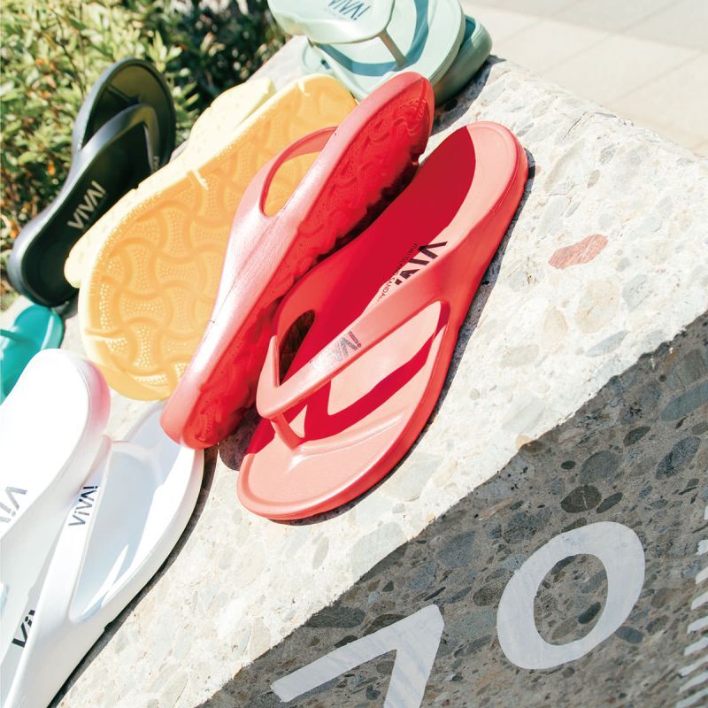 VIVA! ISLAND|ビバアイランド JAPAN FLIP FLOP ビーチサンダル （トマト）