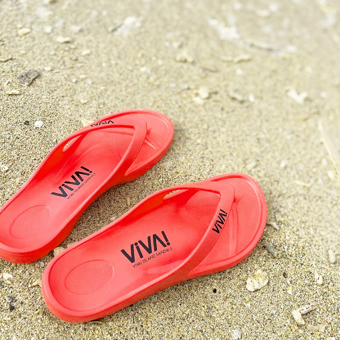 VIVA! ISLAND|ビバアイランド JAPAN FLIP FLOP ビーチサンダル （トマト）