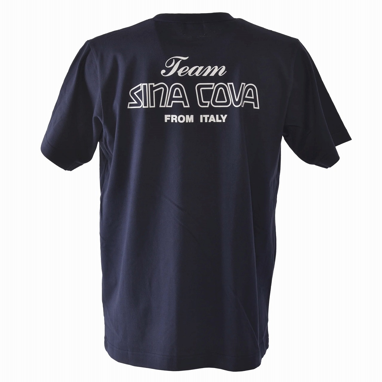 シナコバ ポケット 付き バックプリント 半袖 Tシャツ ブルー 公式】シナコバ （SINA COVA）バックプリント半袖Tシャツ 25110580