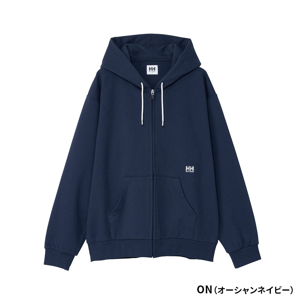★HELLY HANSEN|ヘリーハンセン　ワンポイントロゴフルジップスウェットフーディー
