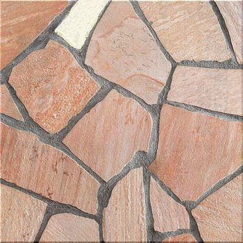 アルピノピンク乱張り石一箱１０平米入り １０段積み アルピノピンク乱張り石一箱10平米入り 10段積み