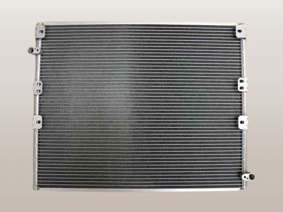 ランドクルザープラド　コンデンサー　KDJ90W　KDJ95W　88460-60240　447700-6382　シングルエアコン用　O-リング2個付き　社外新品