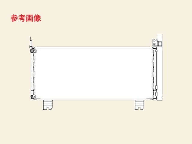 レクサスRX450　コンデンサー　GYL10W　GYL15W　GYL16W　88460-48150　447760-4730　O-リング2個付き　社外新品