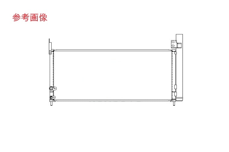 レクサス　HS250　コンデンサー　ANF10　88460-75010　447760-4640　O-リング付　社外新品