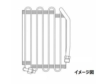 パジェロ　リヤエバポレーター　L146GW　 MZ701966　047600-5490　O－リング2個付き　社外新品