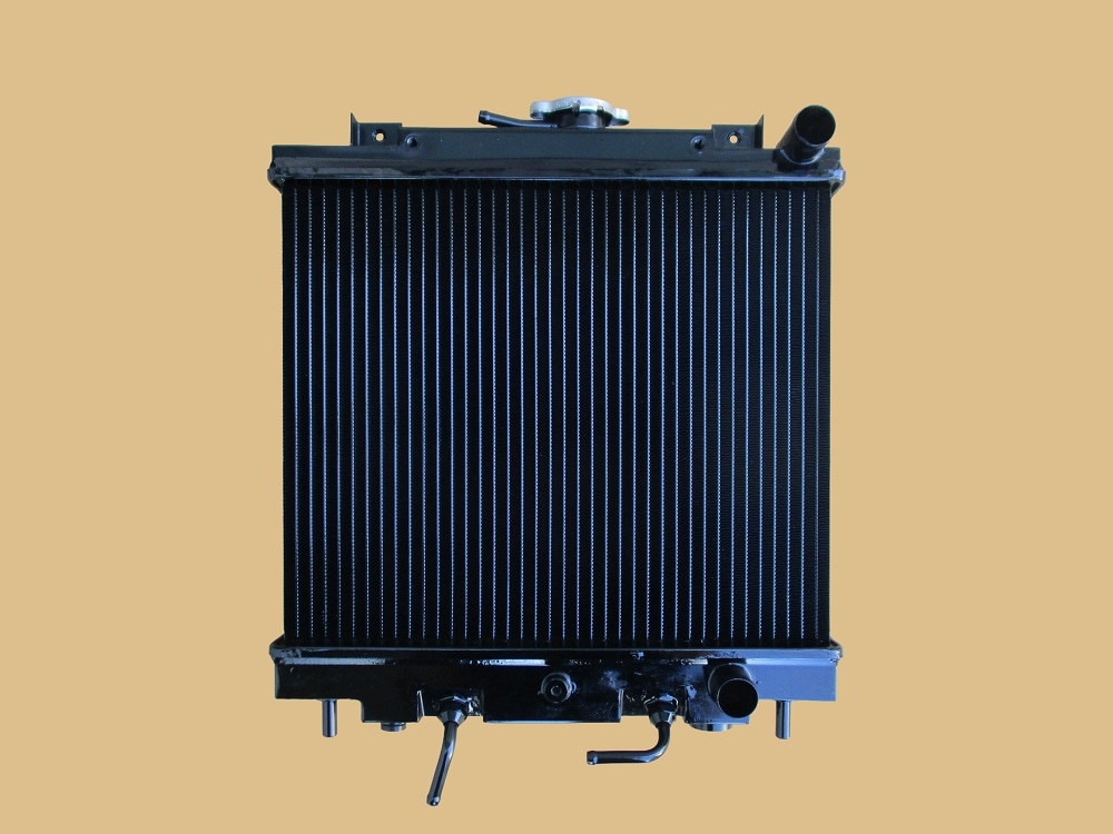 日産　パオ　ラジエーター PK10 パオ 純正 ラジエーター 電動ファン 付 E 日産用