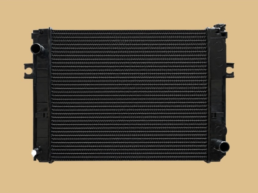 コマツフォークリフト　ラジエーター　FD30HC-12　3EB-04-31410　2181-177-0000　ブラケット再利用　社外新品