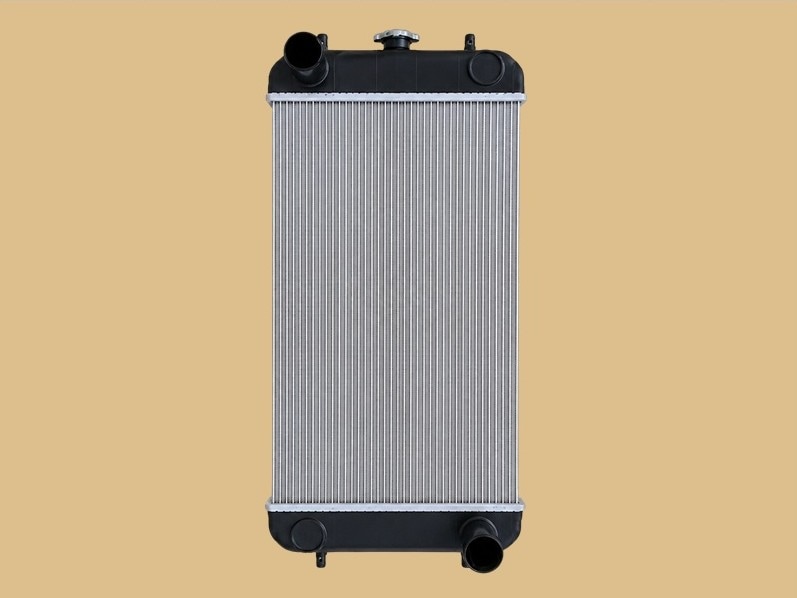 日立建機　油圧ショベル　ラジエーター　ZX75USK-3　4668185　新キャップ付き　社外新品
