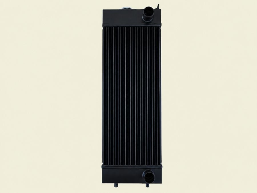コマツ　グレーダー　ラジエーター　GD405A-3　23D-03-34201　23D-03-34202　社外強化新品　銅コア/上下真鍮タンク製作品　新キャップサービス品