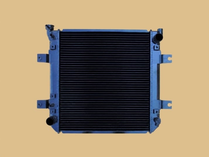 日産フォークリフト　ラジエーター　FJ01　AT（ノンクラッチ車）21460-40K02　ブラケット再利用　社外新品