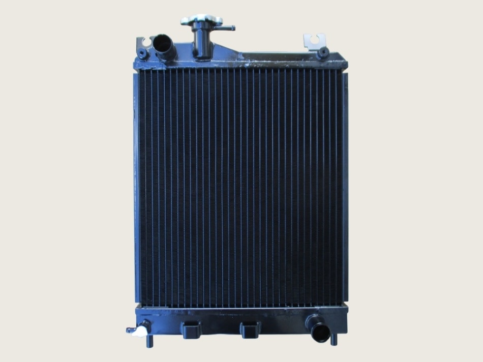 パジェロミニ　ラジエーター　H56A　MR187170　MT車　キャップ付き　★社外新品強化品★