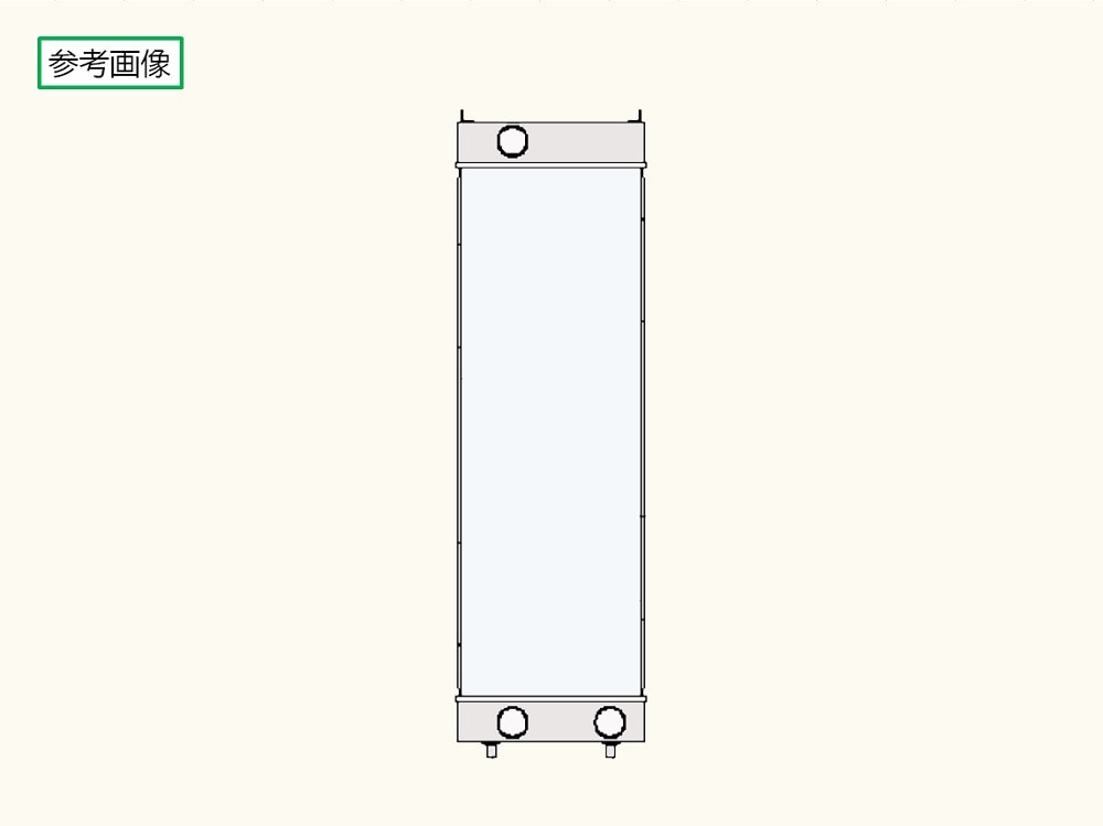 TCM　フォークリフト　ラジエーター　ＦＣ70Ｈ-2　291W2-17031　1201-521-1000　社外新品