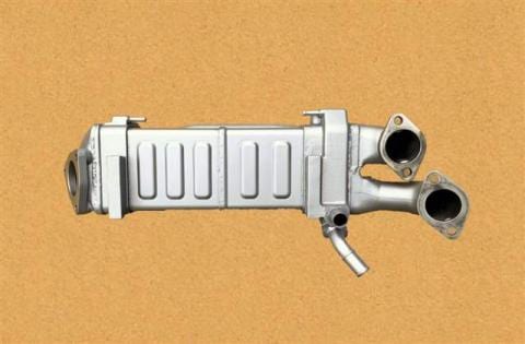 コベルコ　パワーショベル　EGRクーラー　SK350-9　25608-E0050　溶接補修リビルト品　コア返却不要