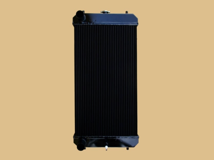 日立建機　ZX120-5B　油圧ショベル　ラジエーター本体のみ　YA00076168　AE75100000　社外強化新品　銅コア/上下真鍮タンク製作品