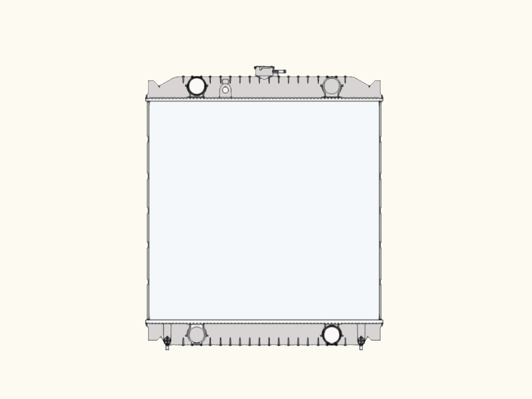 発電機　ラジエーター　AIRMAN　SDG60AS　38100-40400　232000-2860　ラジエーターキャップ付き　ブラケット再利用　社外新品