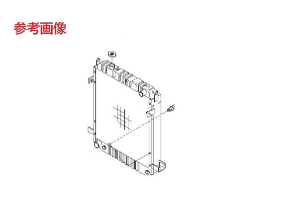 コマツ　ホイールローダー　ラジエーター　WA80-3　WA100M-3　SB-WA053　415-03-21321　現物修理