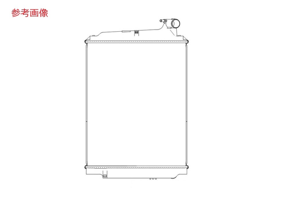 デュトロ　ラジエーター　XZU685M　16400-78A10　16400-78A11　MT車　ブラケット再利用　【消防車用】　社外新品
