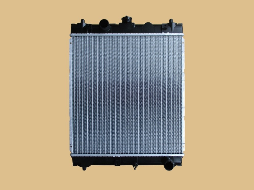 タダノ　高所作業車　ラジエーター　NUL180J　ブラケット現物再利用　現物修理　コア新品交換