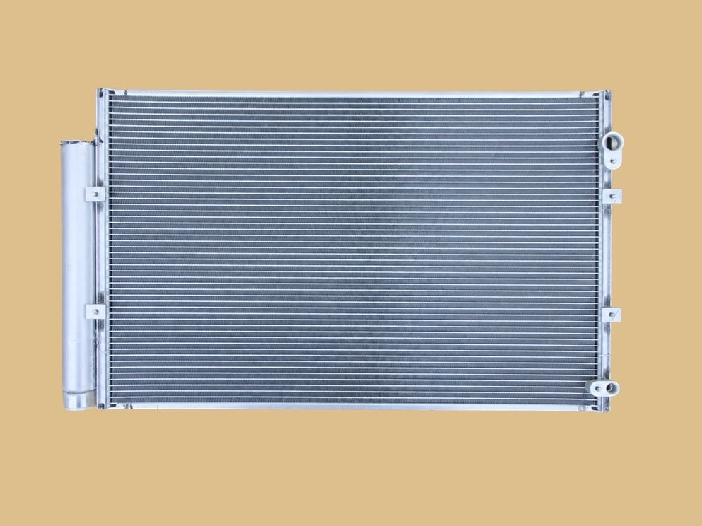 ミニキャブ　冷凍車　後付け コンデンサー　DS16T　CGA880　CGA905　CGA906　444300-2280　444300-2281　447760-4160　コアのみ ＋ O-リング2個同梱　社外新品