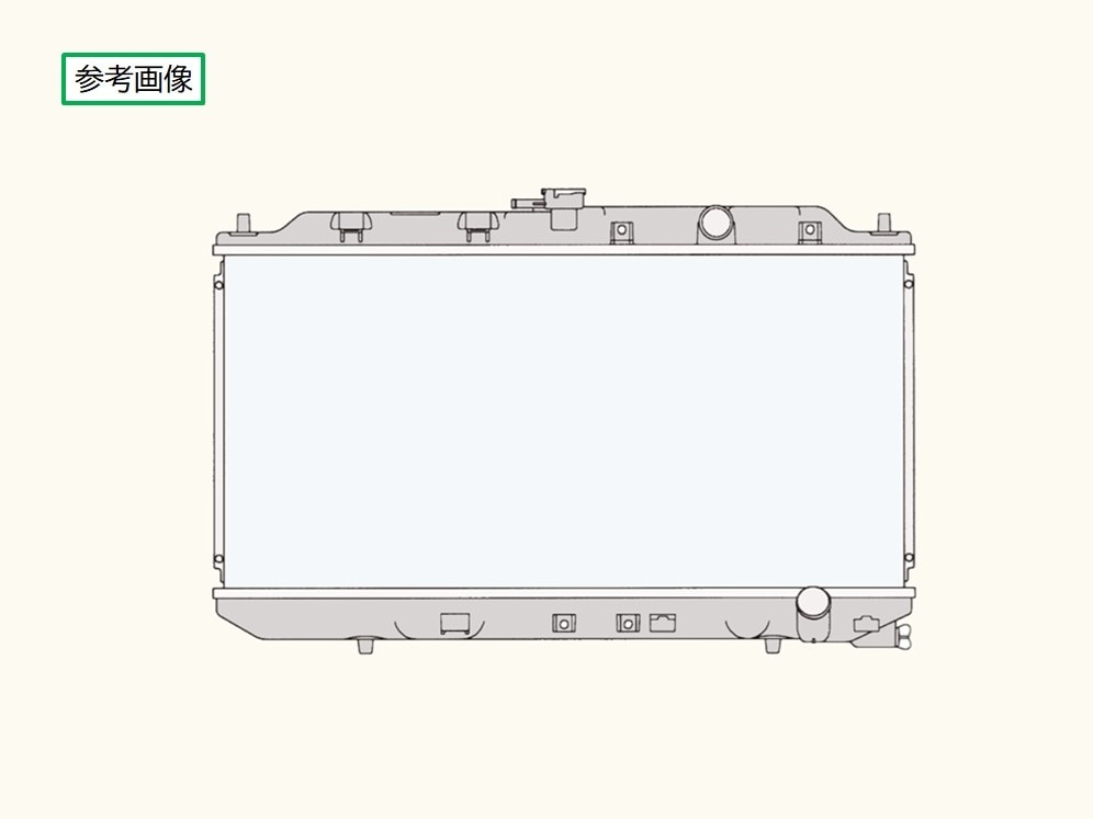 インテグラ　ラジエーター　DA6　DA8　19010-PR3-014　19010-PR3-024　TOYOタイプ　社外強化新品　現品ラジエーターを送って下さい。そちらを元に作成します。