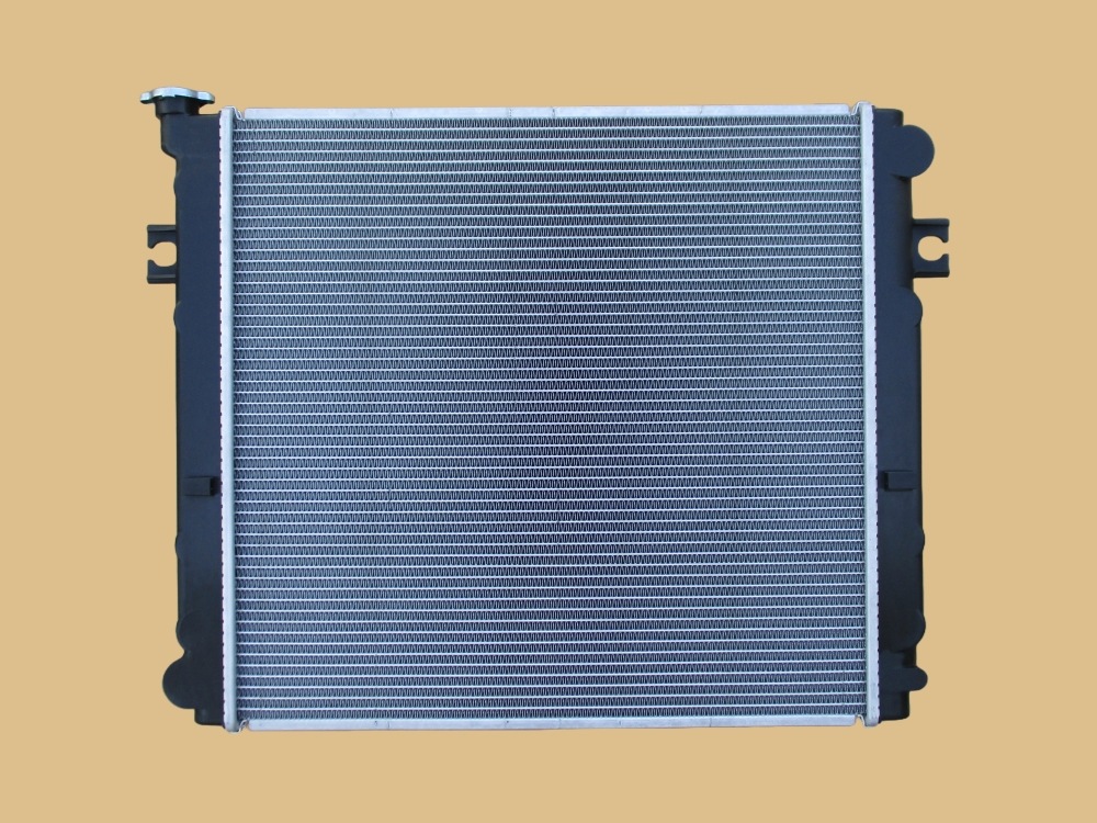 トヨタフォークリフト　ラジエーター　02-7FD40　ノンクラッチ車　16410-30610-71　ブラケット再利用　社外新品