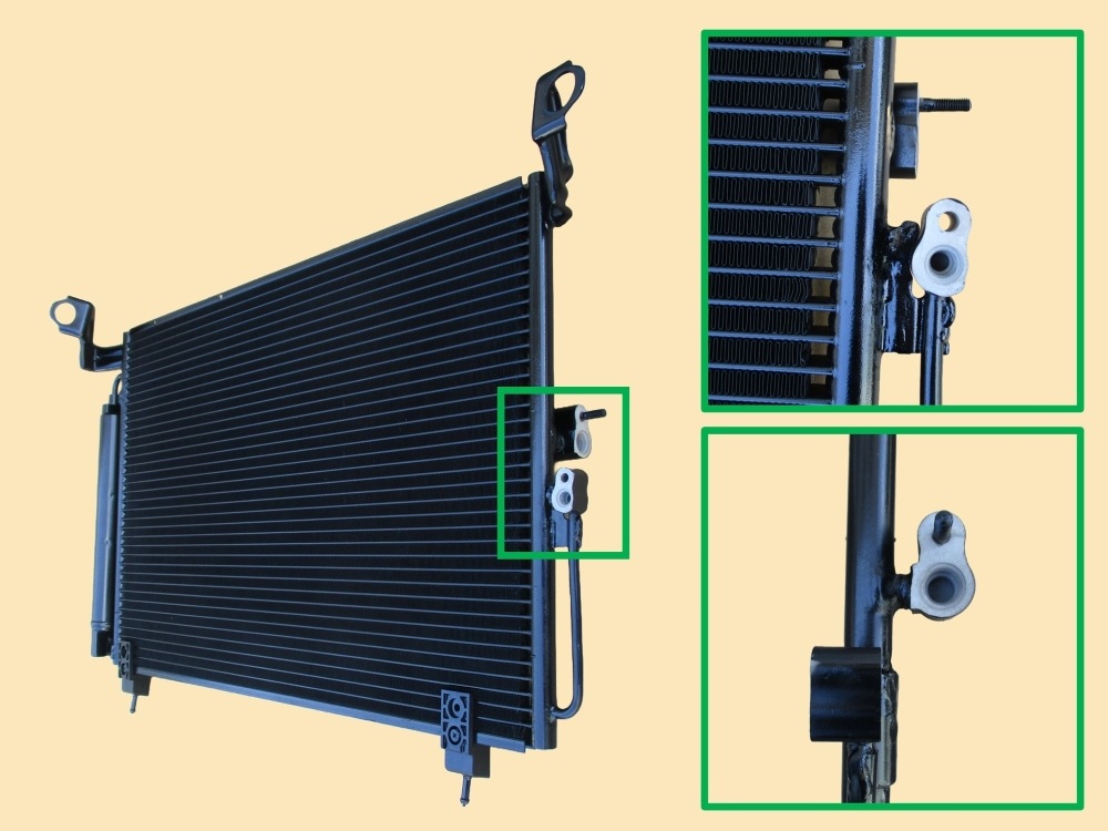 ディオン　コンデンサー　CR9W　MR398245　CAB311B122　現物修理対応（コア新品交換）