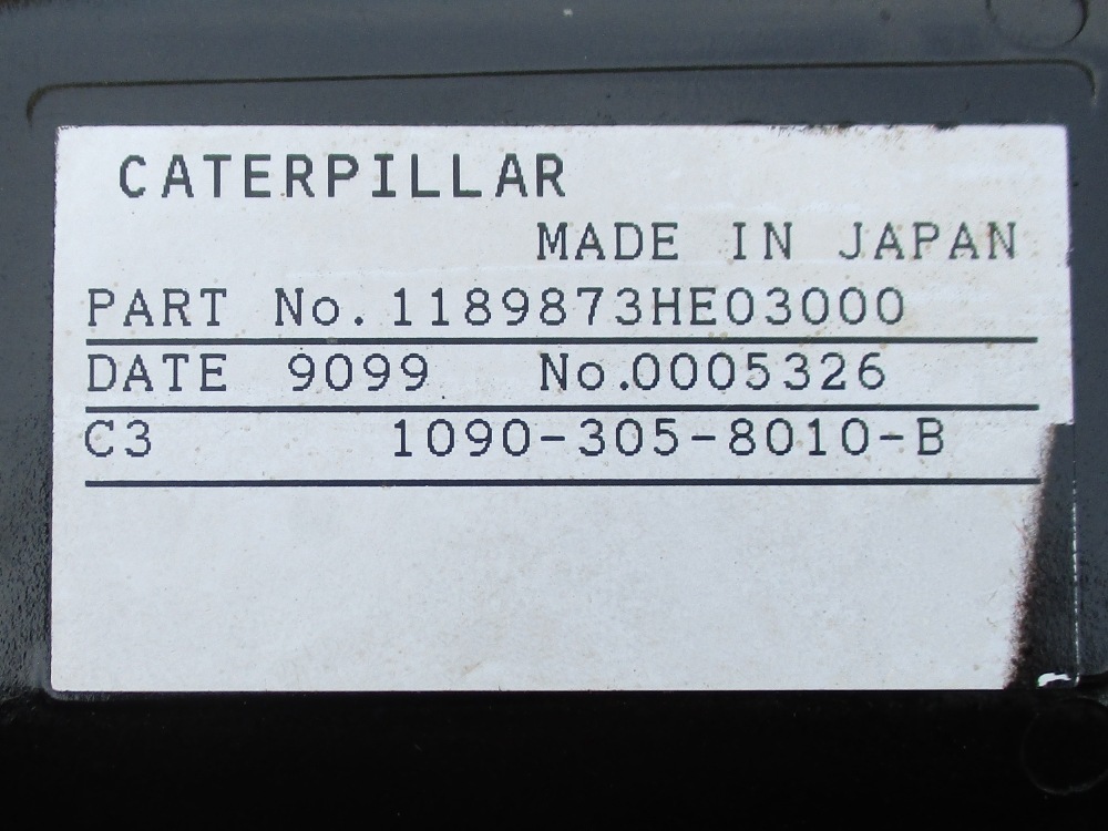 キャタピラ パワーショベル 311C 118-9948 社外新品 ブラケット再利用