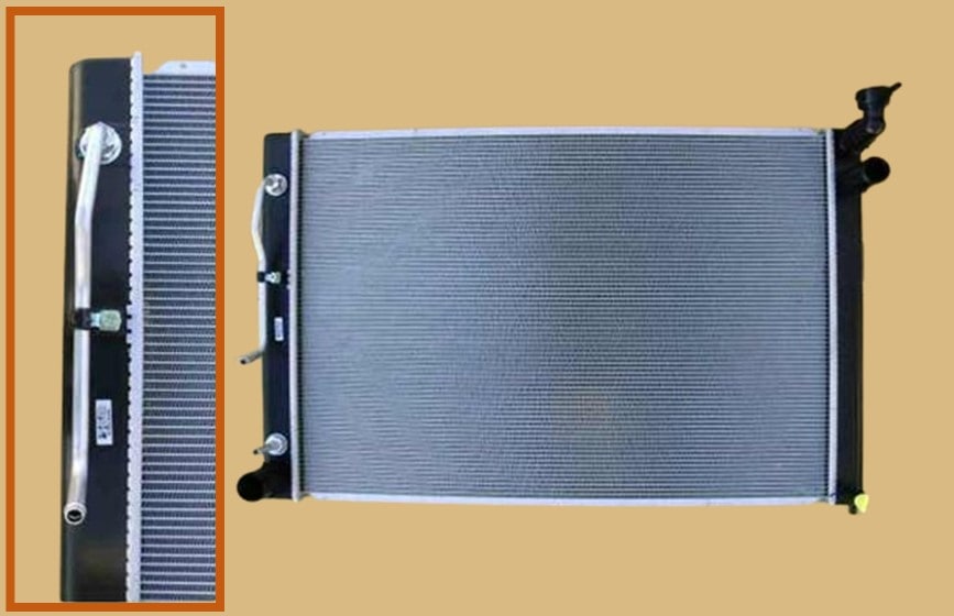 トヨタ アルファード DBA-ANH10W ラジエーター 半年保証 純正同等品