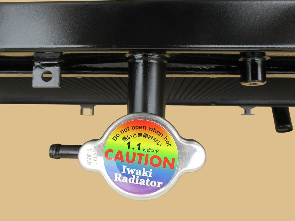 CR-X ラジエーター EF8 MT車 19010-PW0-014 ◆コア厚16㍉(1層)タイプ◆ 新キャップ付 社外強化品