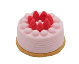 デコレーションケーキ　ピンク消しゴム