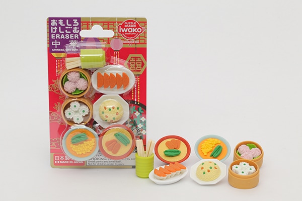 ブリスターパック消しゴム　中華