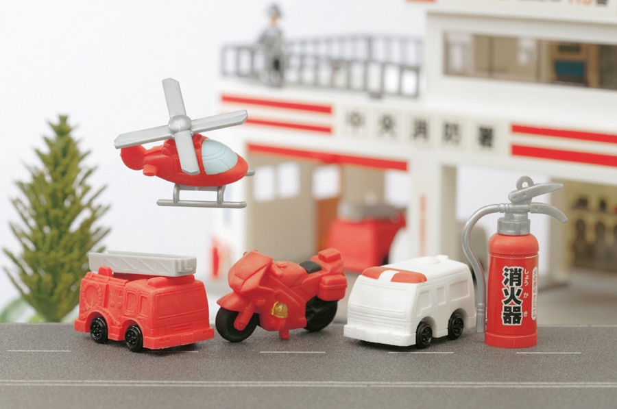 消防車 消しゴム 消防消しゴム［60個入］ | 60個セット,くらしのなかま