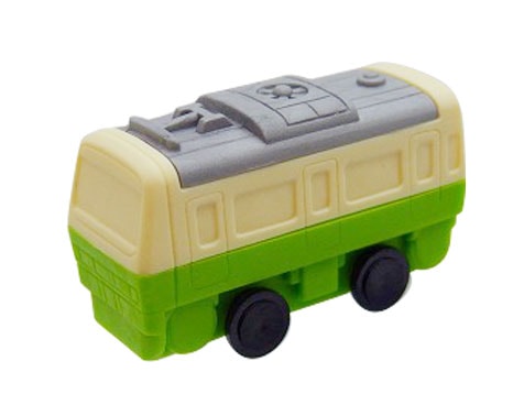 電車 キミドリ消しゴム | 1個単品,せいかつ,乗り物 | おもしろ消しゴム