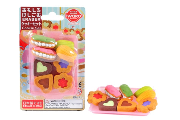 ブリスターパック消しゴム クッキーセット ブリスター プチケース 食べ物のなかま おもしろ消しゴムのイワコー 工場直営ショップ ブリスターパック消しゴム クッキーセット ブリスター プチケース 食べ物のなかま おもしろ消しゴムのイワコー 工場直営ショップ