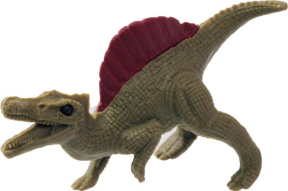 スピノサウルス カーキ消しゴム | 1個単品,どうぶつ,恐竜 | おもしろ